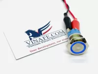 Nút Nhấn Nhả Inox Chống Nước 19mm 5 Chân